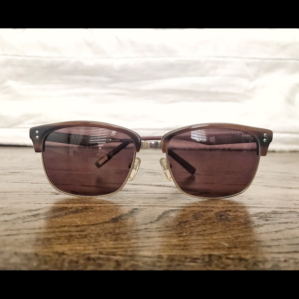 Ted Baker Tortoise Shell Wayfarer Sunglasses